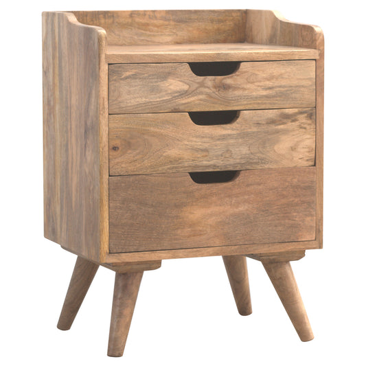 3 Drawer Gallery Nightsand